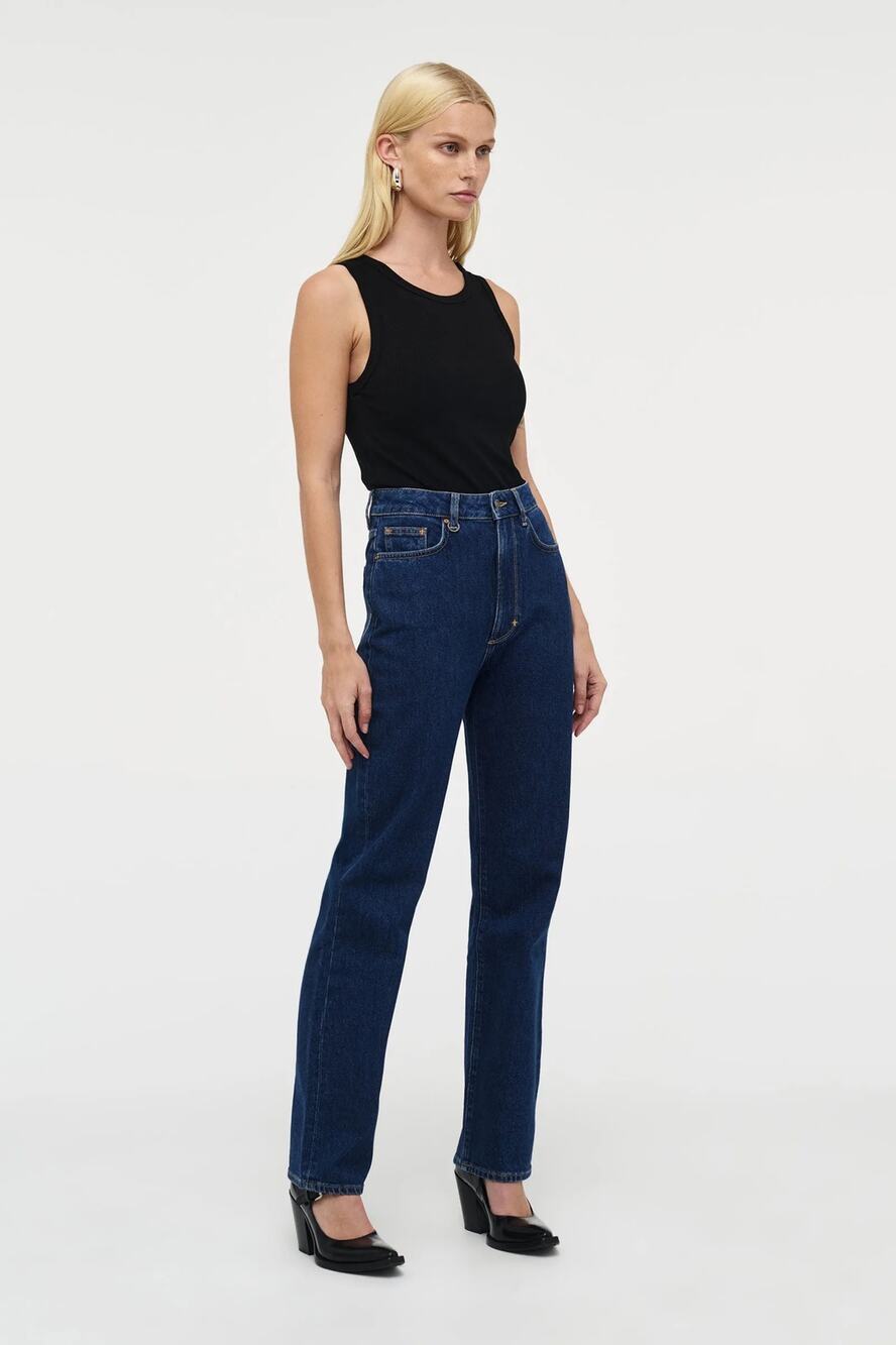 Neuw Denim "Nico" High Rise Straight Leg Jeans Size 28